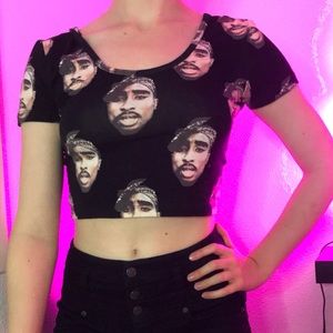 TUPAC CROP TOP